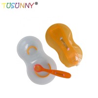 2019 Baby Dinnerware Child Food Feeding Sets Baby Food Feeding Bowl and Spoon Set