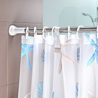 145cm-380cm Telescopic Portable Stainless Steel Shower Curtain Rail